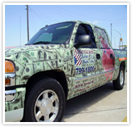 Custom floor graphic installed by American Logo & Sign in Moore, Oklahoma